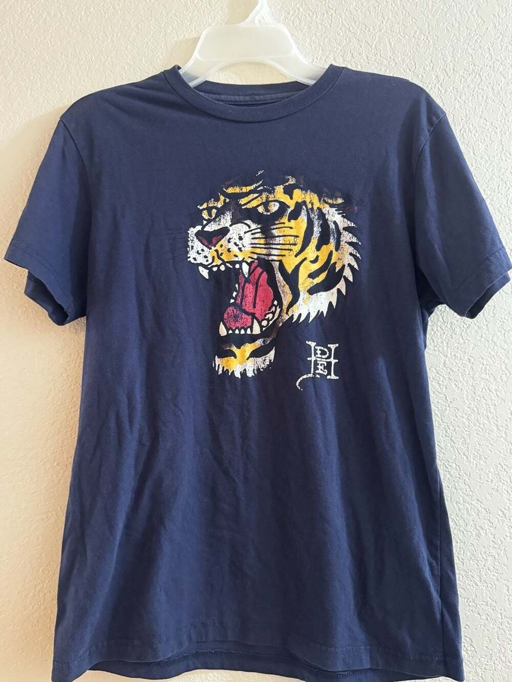 Tiger Head Washed T-Shirt,
